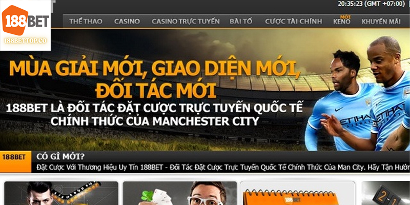 Giao diện được thiết kế đẹp mắt thu hút cược thủ